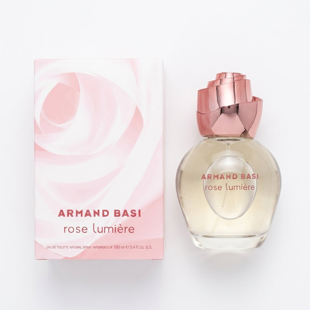 Perfume and Box Set — Flat Lay - Front | Generated by Modelize