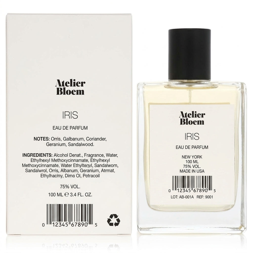 Eau De Parfum — Studio - Back View | Generated by Modelize
