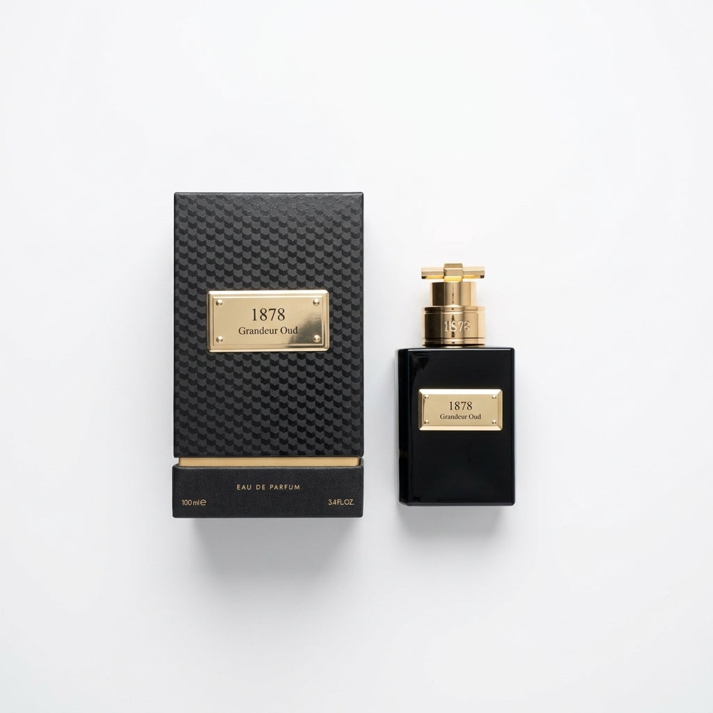 Eau De Parfum fragrance set — Flat Lay - Front | Generated by Modelize
