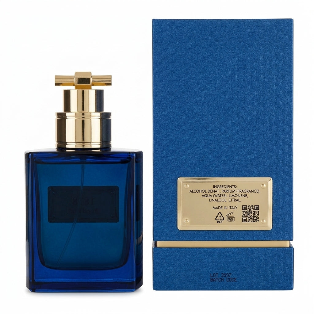 Eau De Parfum — Studio - Back View | Generated by Modelize