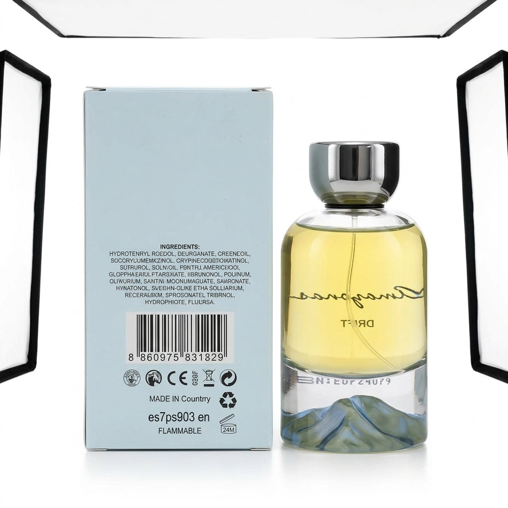Eau De Parfum Spray — Studio - Back View | Generated by Modelize