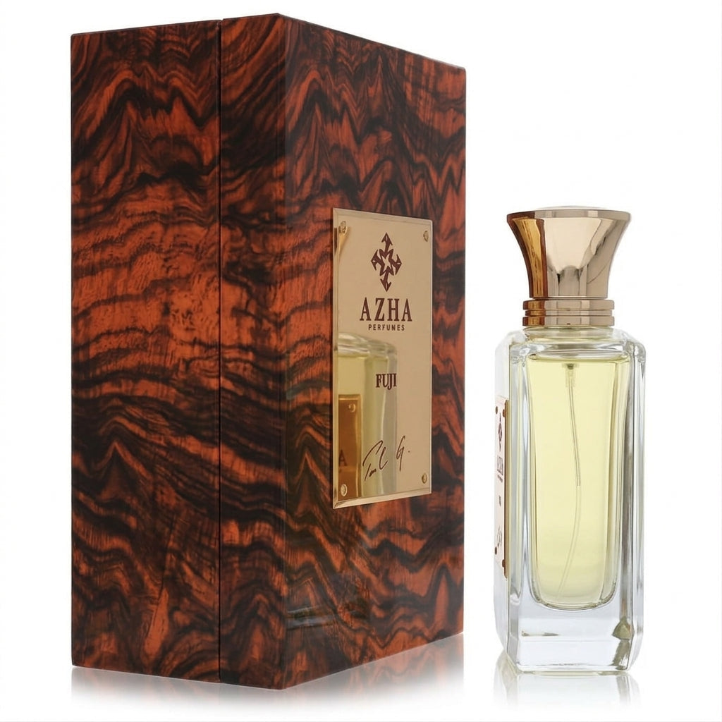 Eau De Parfum and presentation box — Studio - Side View | Generated by Modelize