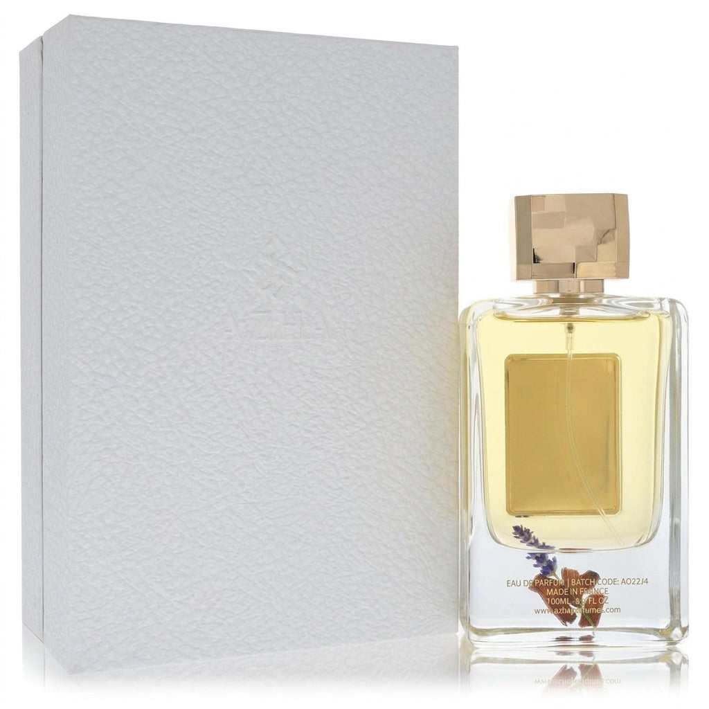 Fragrance bottle and presentation box — Studio - Back View | Generated by Modelize