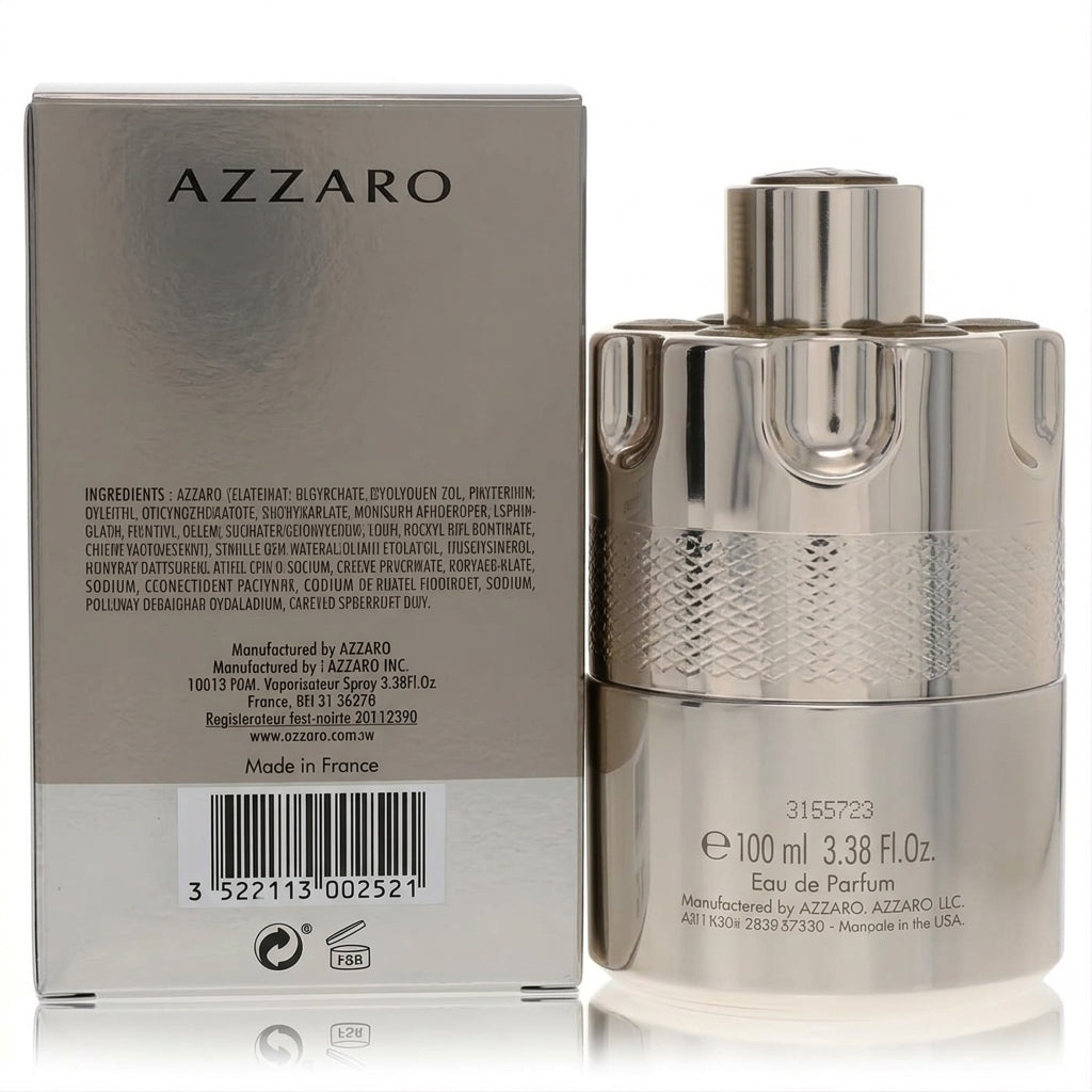 Men's Fragrance / Eau de Parfum — Studio - Back View | Generated by Modelize