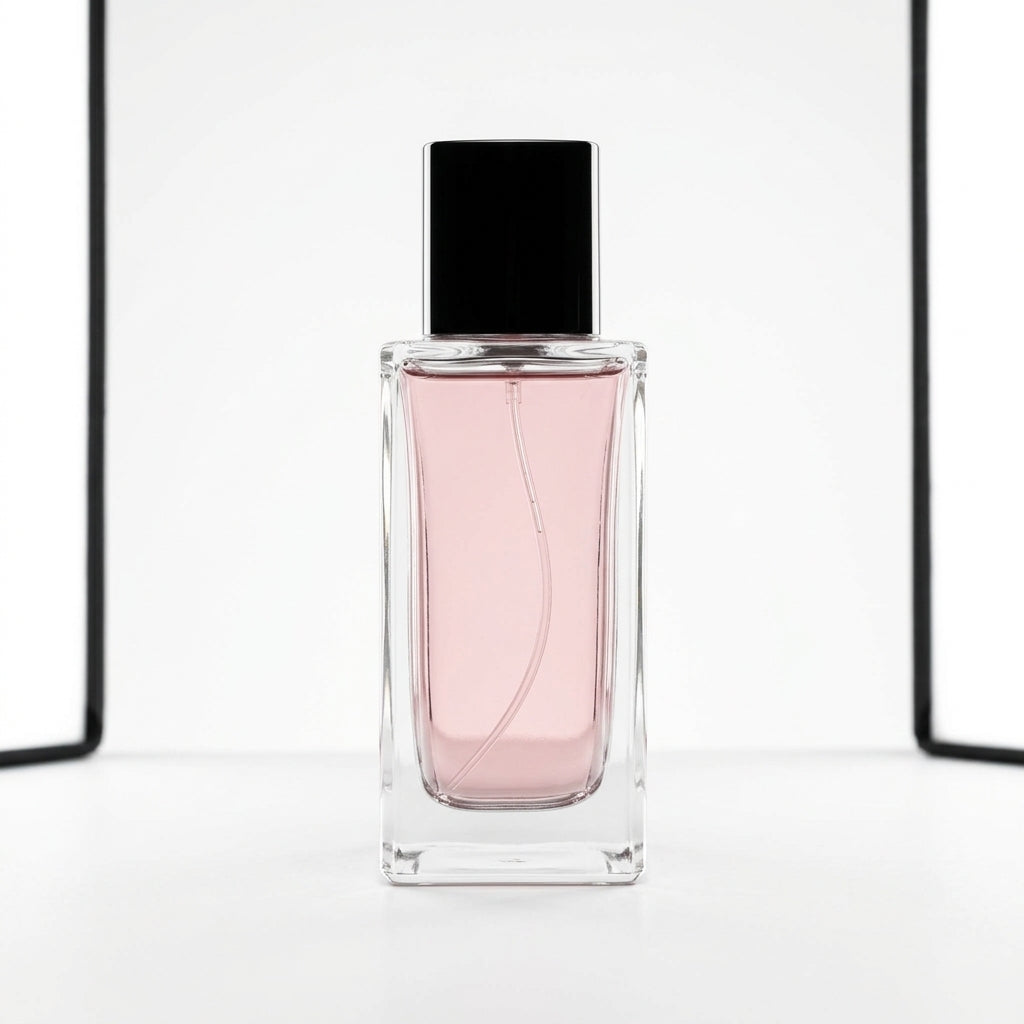 Fragrance bottle — Studio - Side View | Generated by Modelize