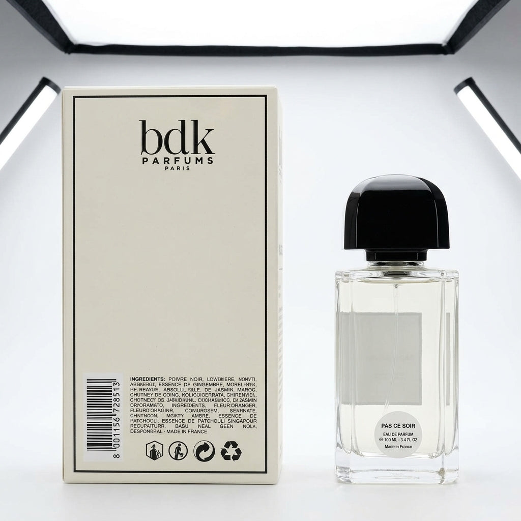 Fragrance and Box Set — Studio - Back View | Generated by Modelize