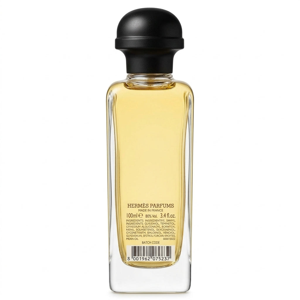 Fragrance bottle — Studio - Back View | Generated by Modelize
