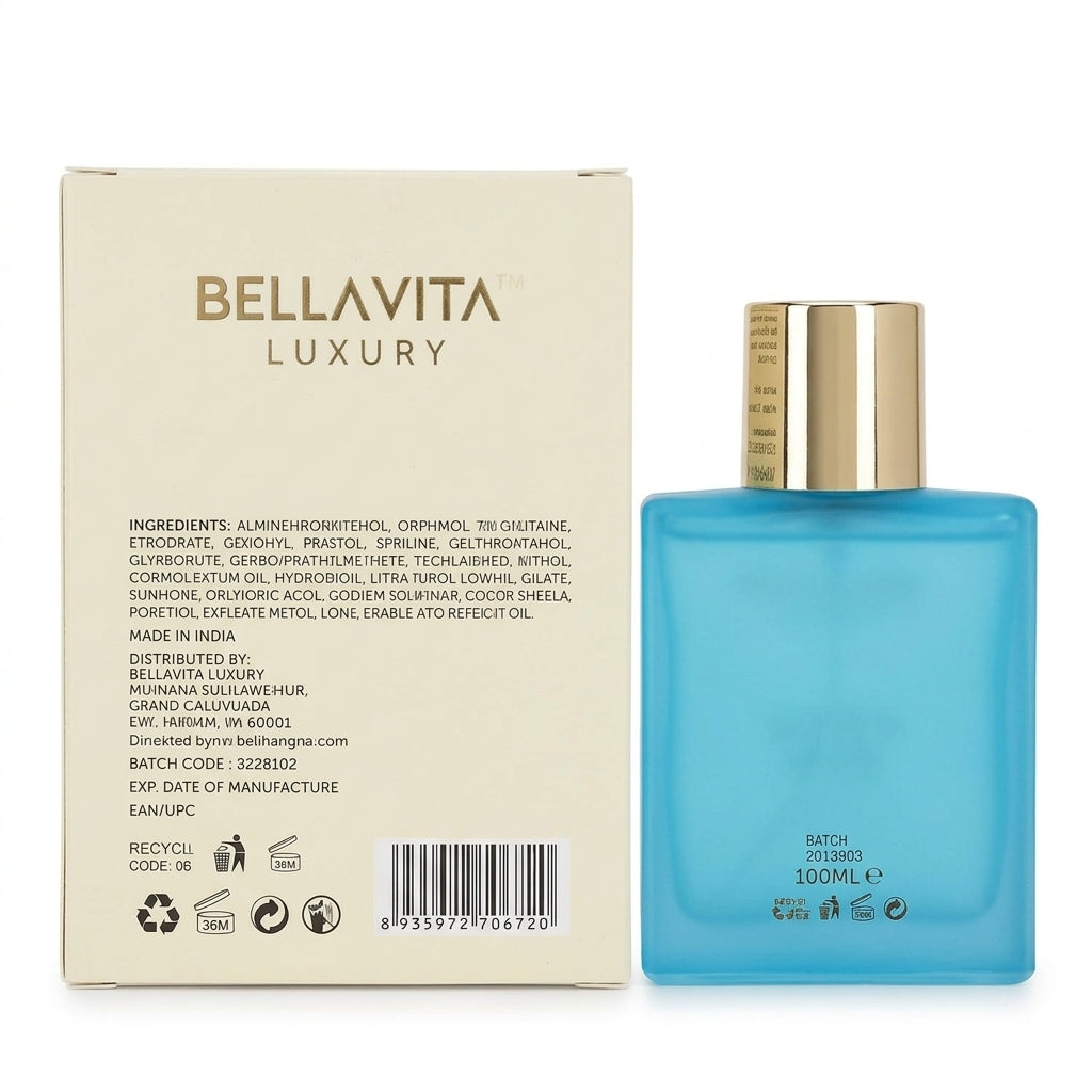 Eau De Toilette Spray — Studio - Back View | Generated by Modelize