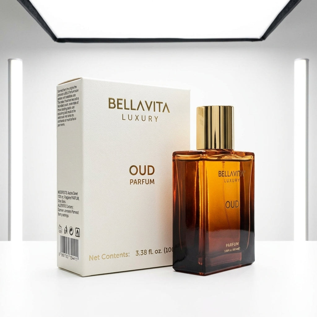Parfum Spray — Studio - Side View | Generated by Modelize