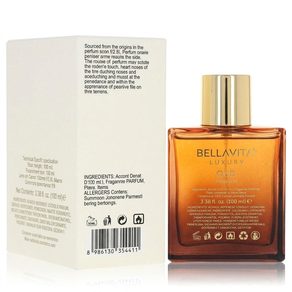 Parfum Spray — Studio - Back View | Generated by Modelize