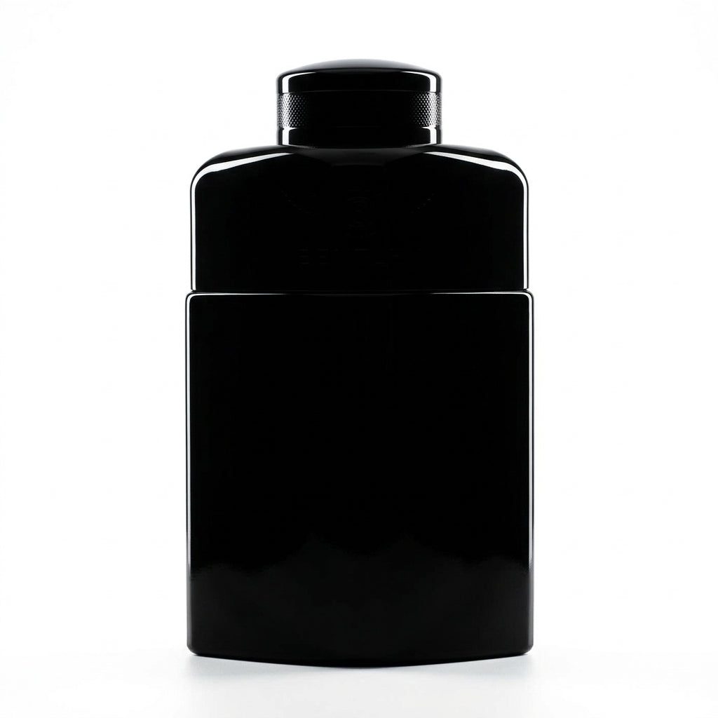 Fragrance bottle and packaging — Studio - Back View | Generated by Modelize