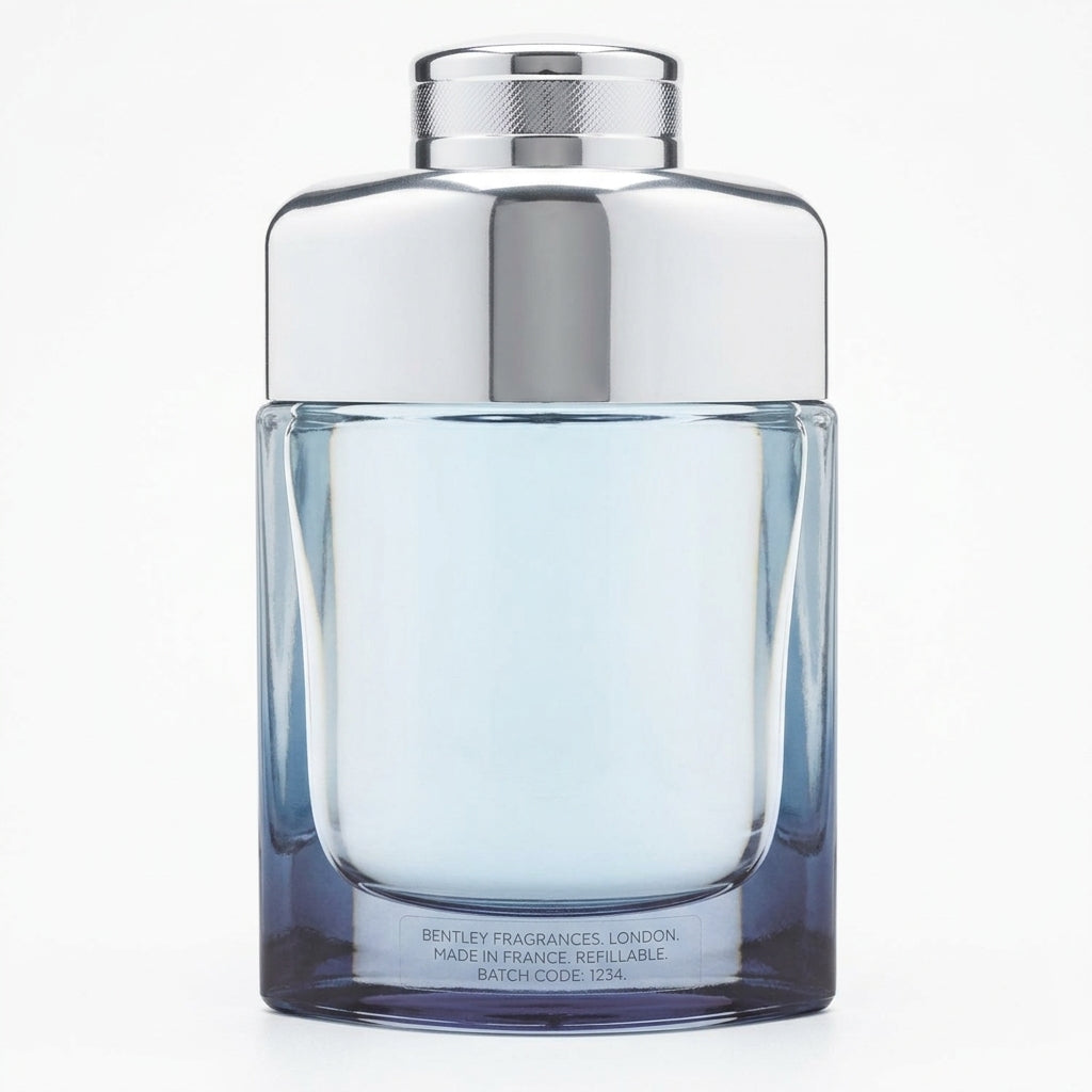 Fragrance bottle — Studio - Back View | Generated by Modelize