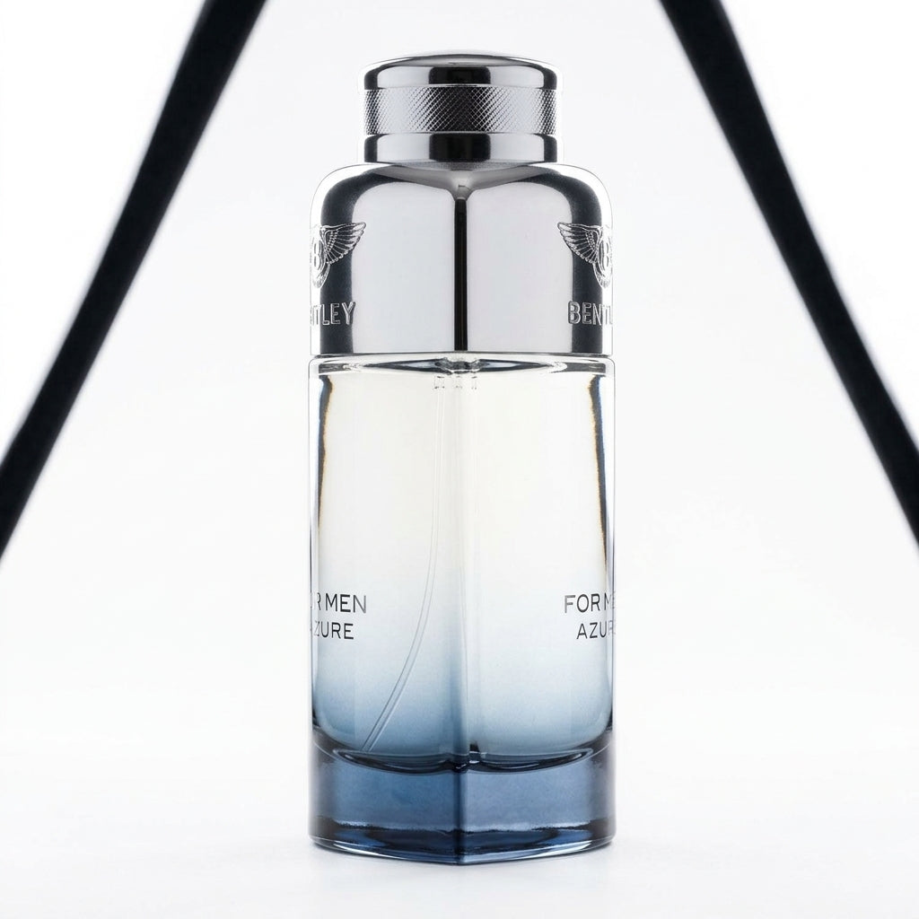 Eau De Toilette Bottle — Studio - Side View | Generated by Modelize