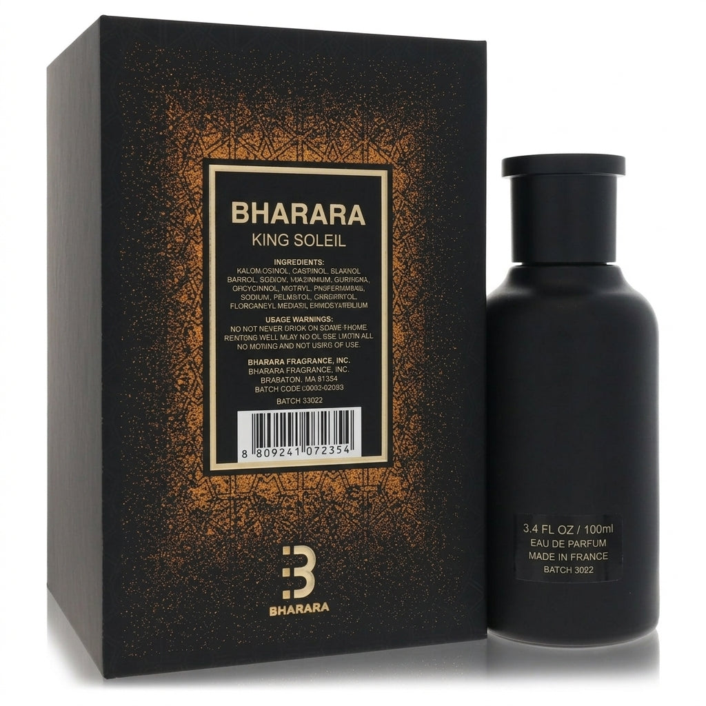 Fragrance bottle and packaging — Studio - Back View | Generated by Modelize