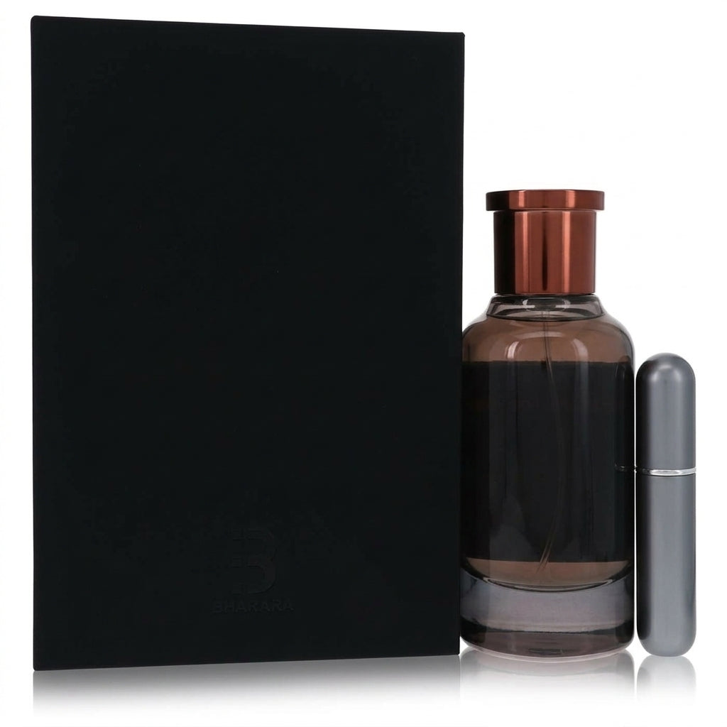 Fragrance Gift Set — Studio - Back View | Generated by Modelize
