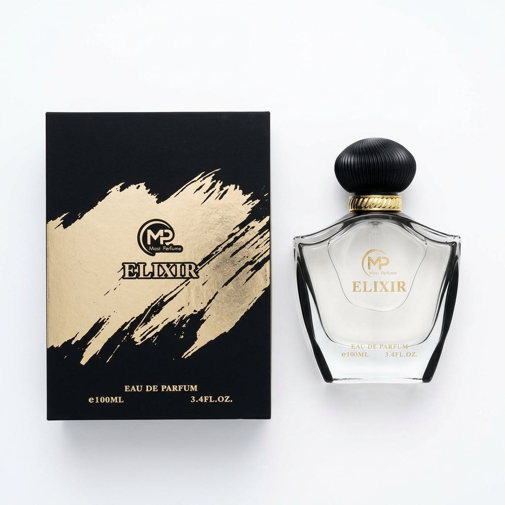 Fragrance / Eau De Parfum — Flat Lay - Back | Generated by Modelize
