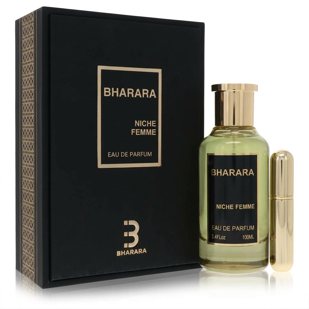 Fragrance Gift Set — Studio - Side View | Generated by Modelize