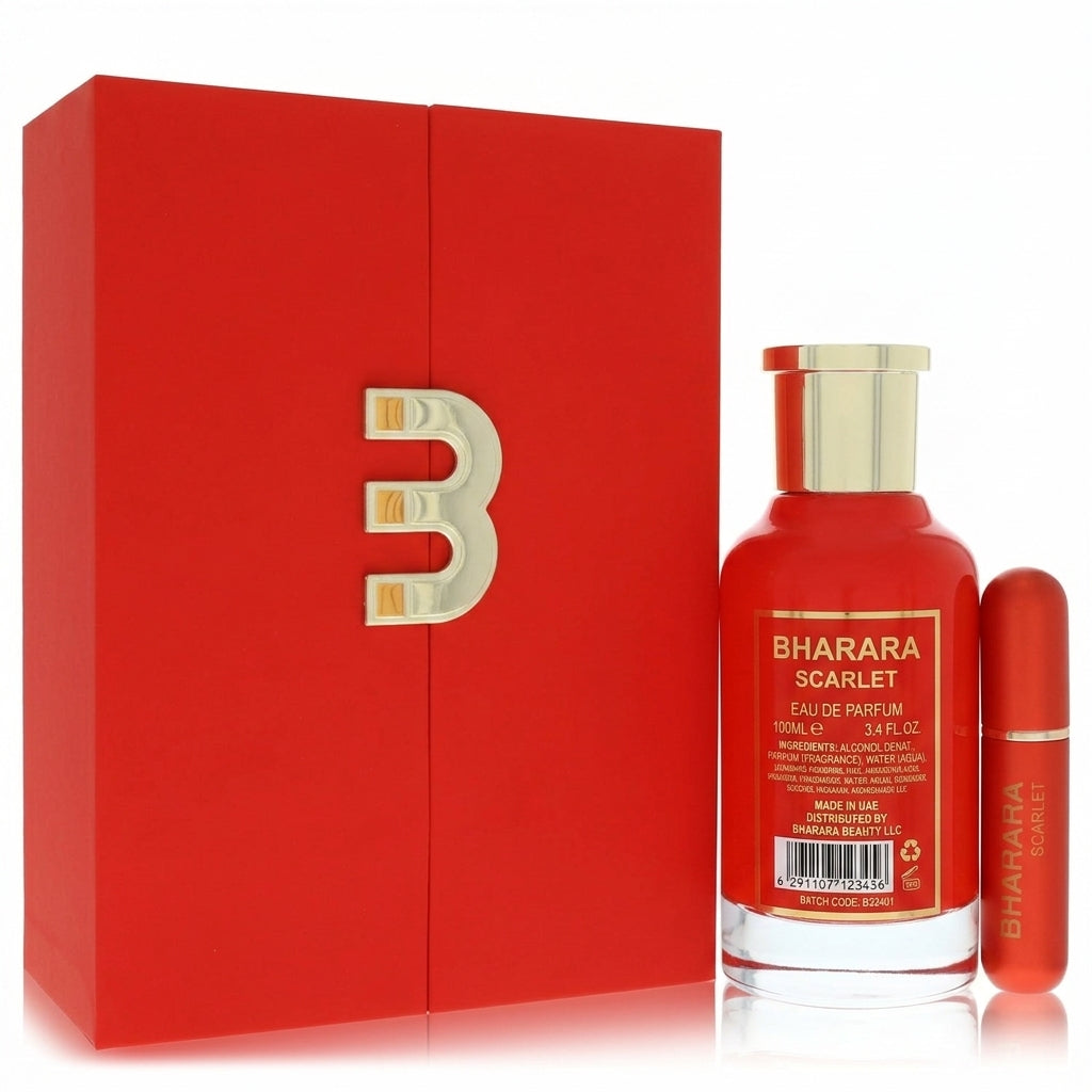 Fragrance Gift Set — Studio - Back View | Generated by Modelize