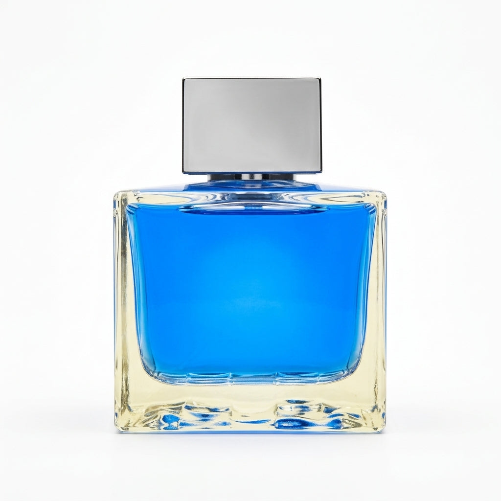 Fragrance bottle — Studio - Side View | Generated by Modelize