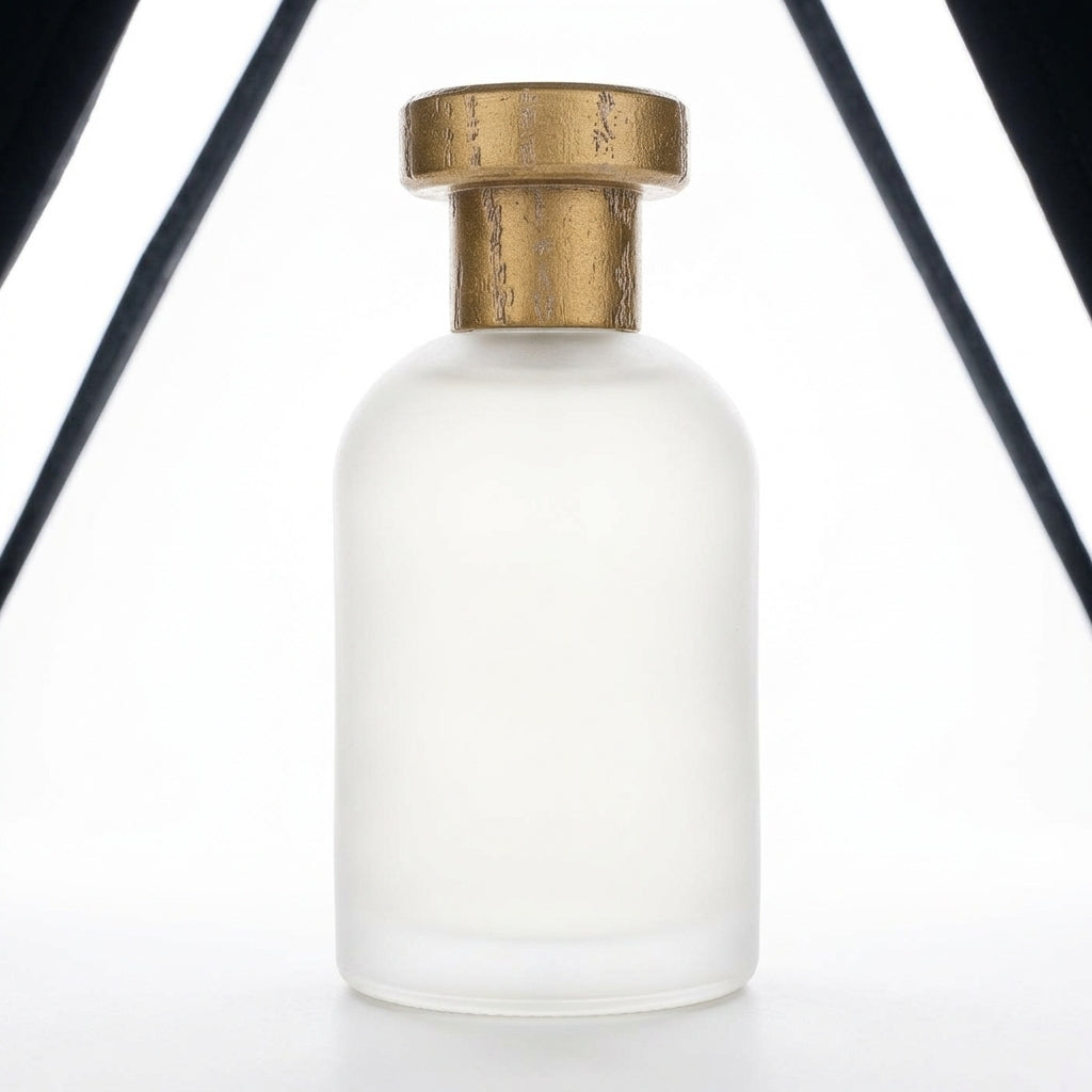 Fragrance bottle — Studio - Back View | Generated by Modelize