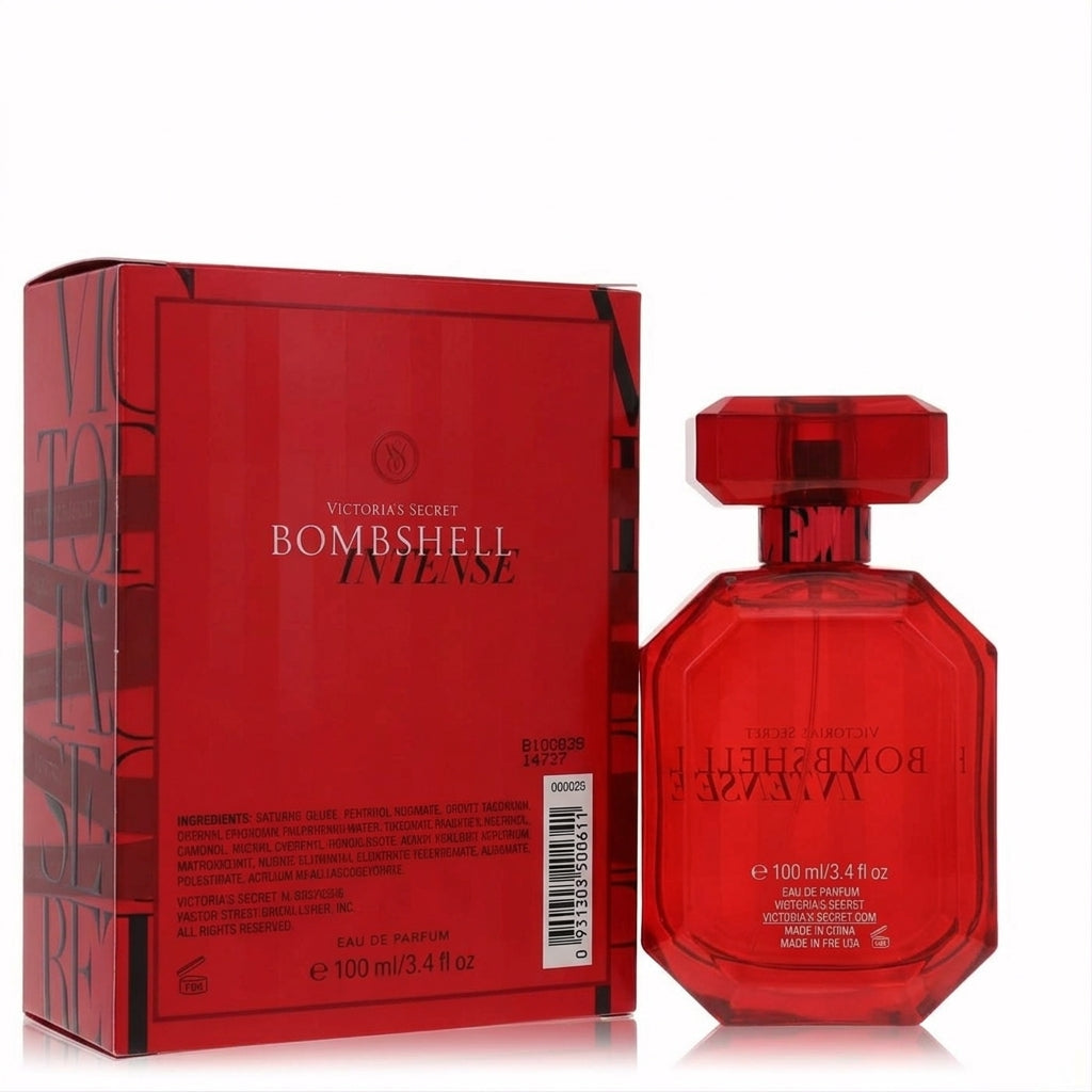 Perfume bottle and packaging — Studio - Back View | Generated by Modelize