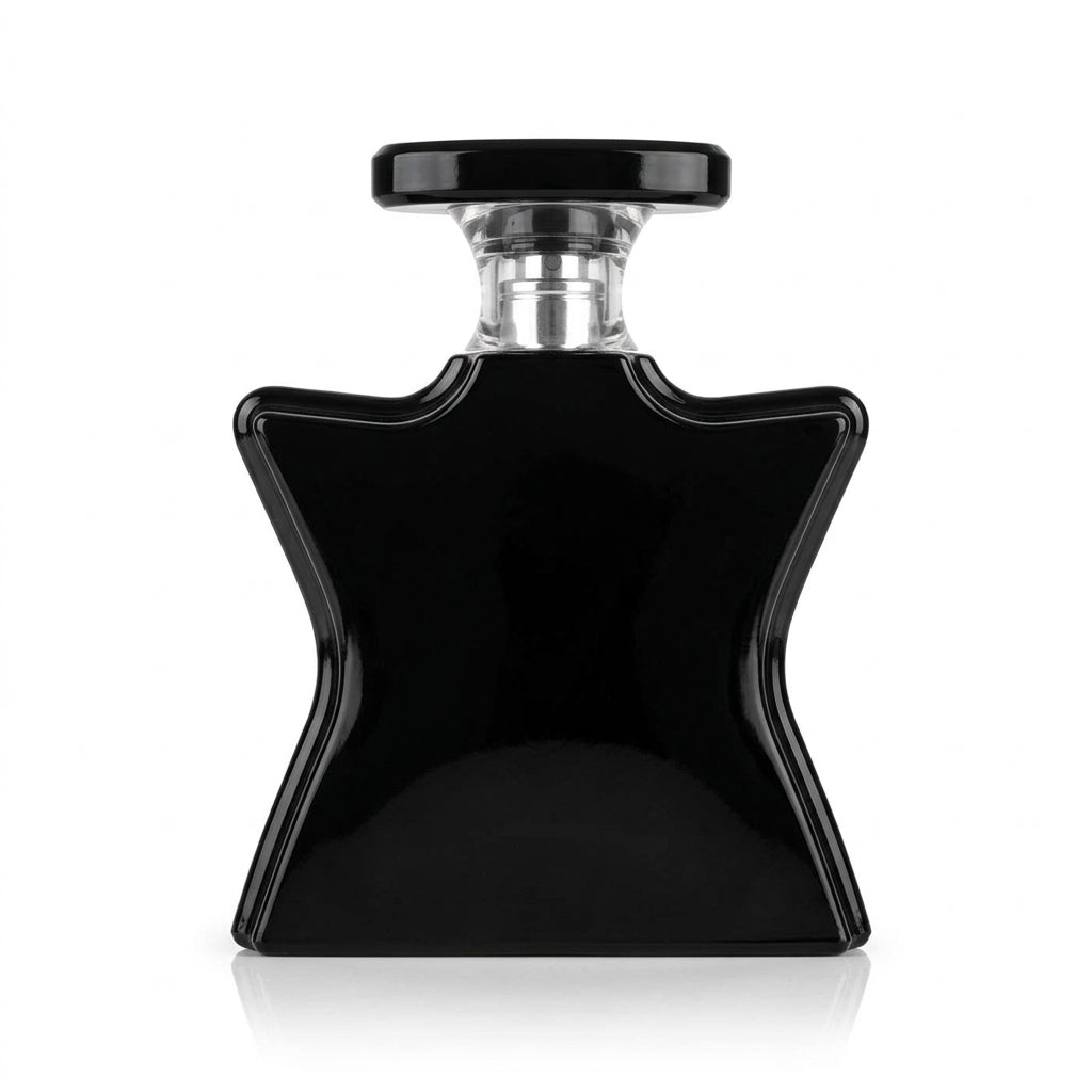 Fragrance bottle and box — Studio - Back View | Generated by Modelize