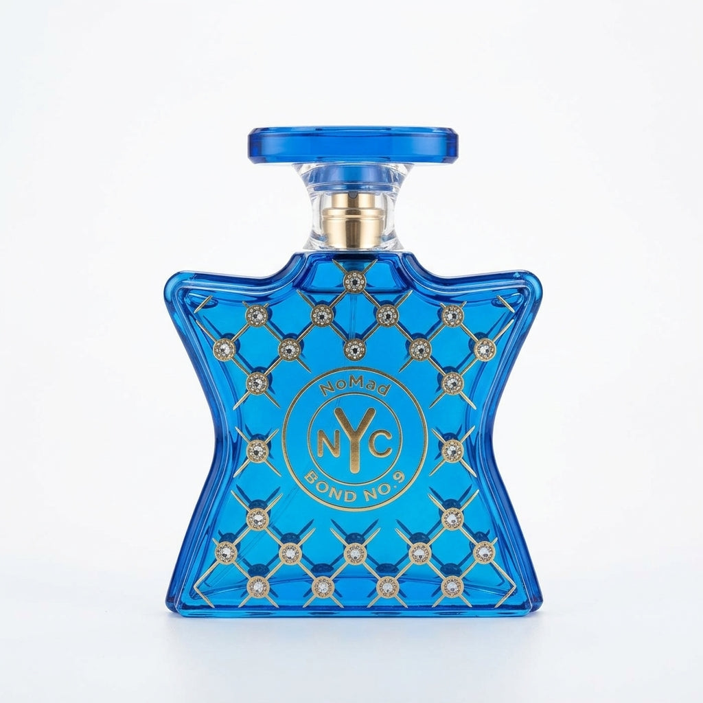 Fragrance bottle — Studio - Back View | Generated by Modelize