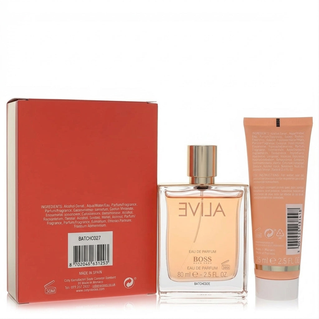 Fragrance and Skincare Gift Set — Studio - Back View | Generated by Modelize