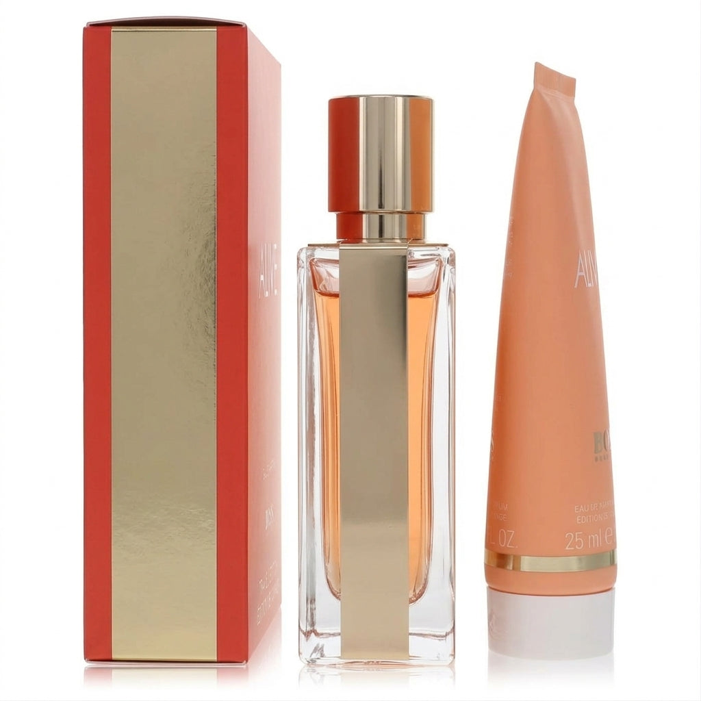 Fragrance Gift Set — Studio - Side View | Generated by Modelize