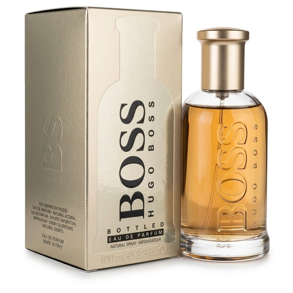 Men's Fragrance — Studio - Side View | Generated by Modelize