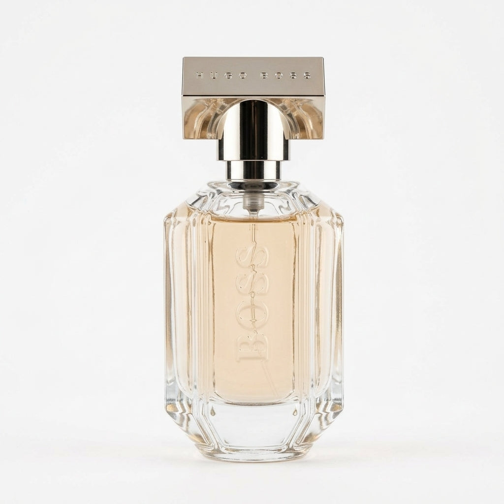 Fragrance bottle — Studio - Back View | Generated by Modelize