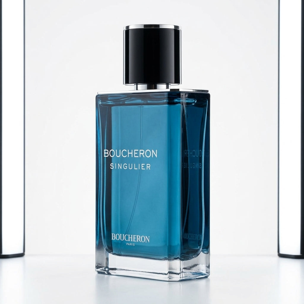 Men's Fragrance — Studio - Side View | Generated by Modelize