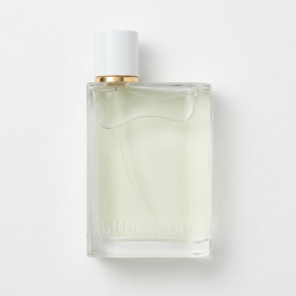 Perfume Bottle — Flat Lay - Front | Generated by Modelize