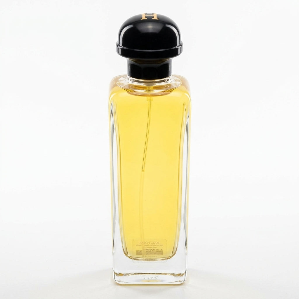 Fragrance bottle — Studio - Back View | Generated by Modelize