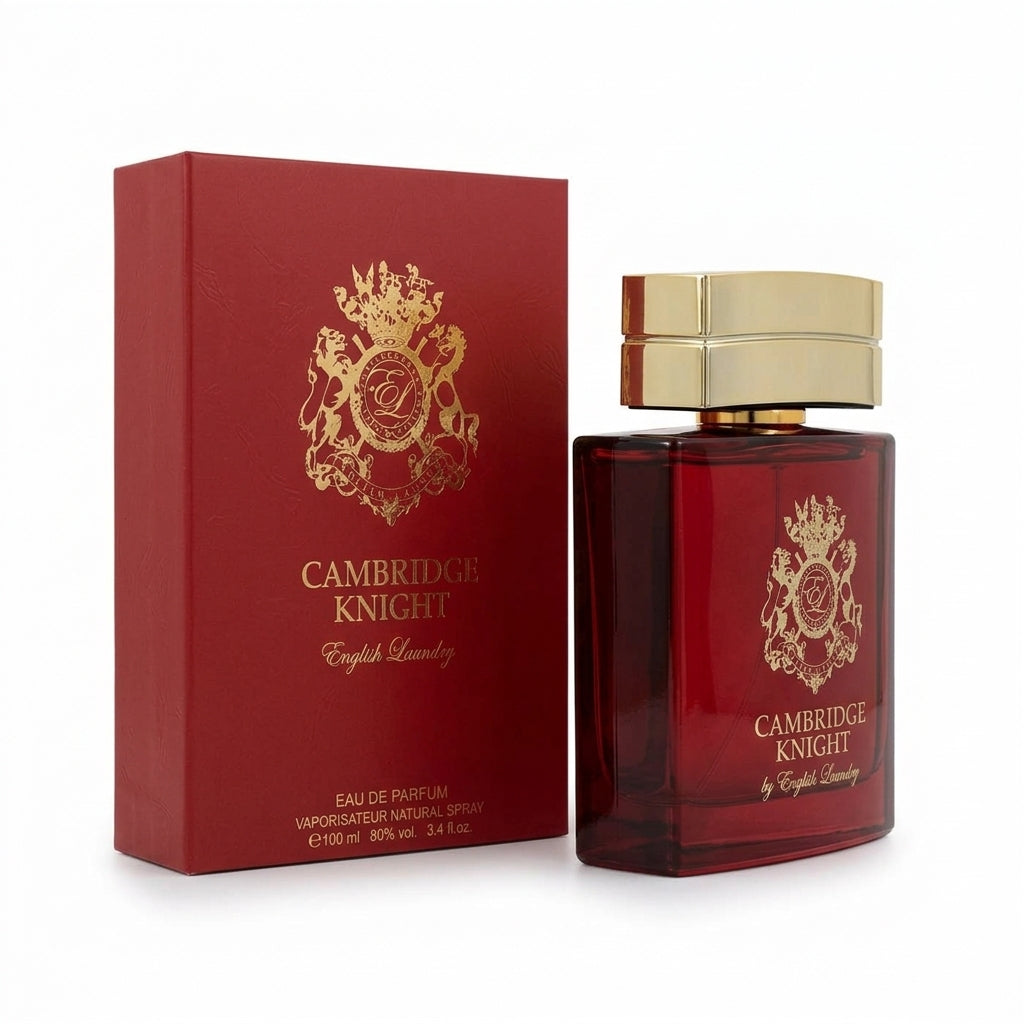 Eau de Parfum bottle and packaging — Studio - Side View | Generated by Modelize