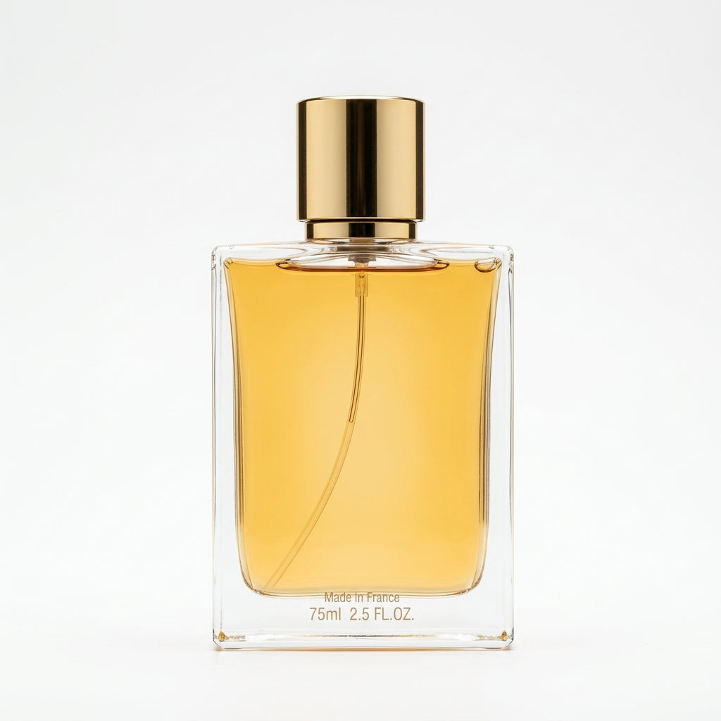 Perfume bottle — Studio - Back View | Generated by Modelize