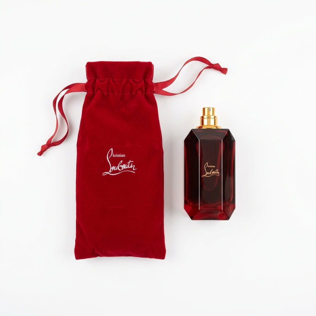 Eau De Parfum with pouch — Flat Lay - Back | Generated by Modelize