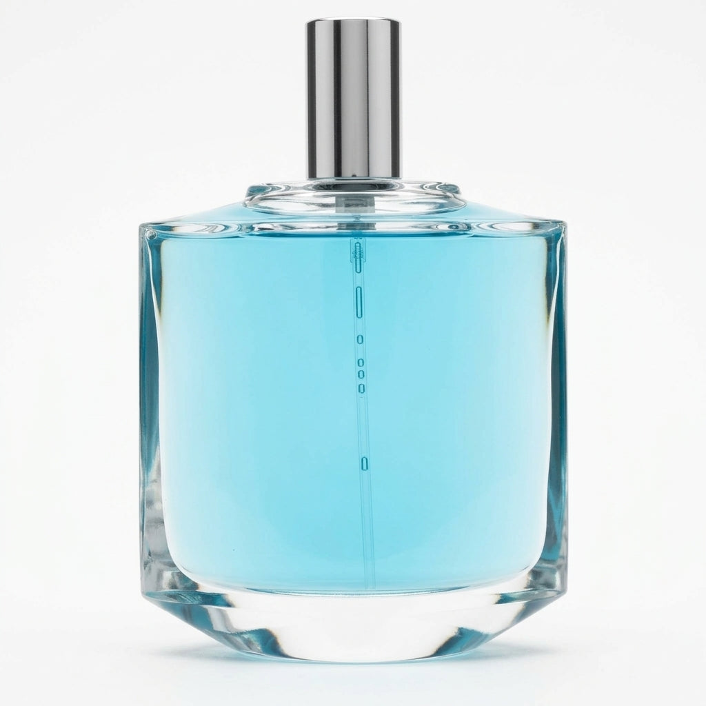 Fragrance bottle — Studio - Back View | Generated by Modelize