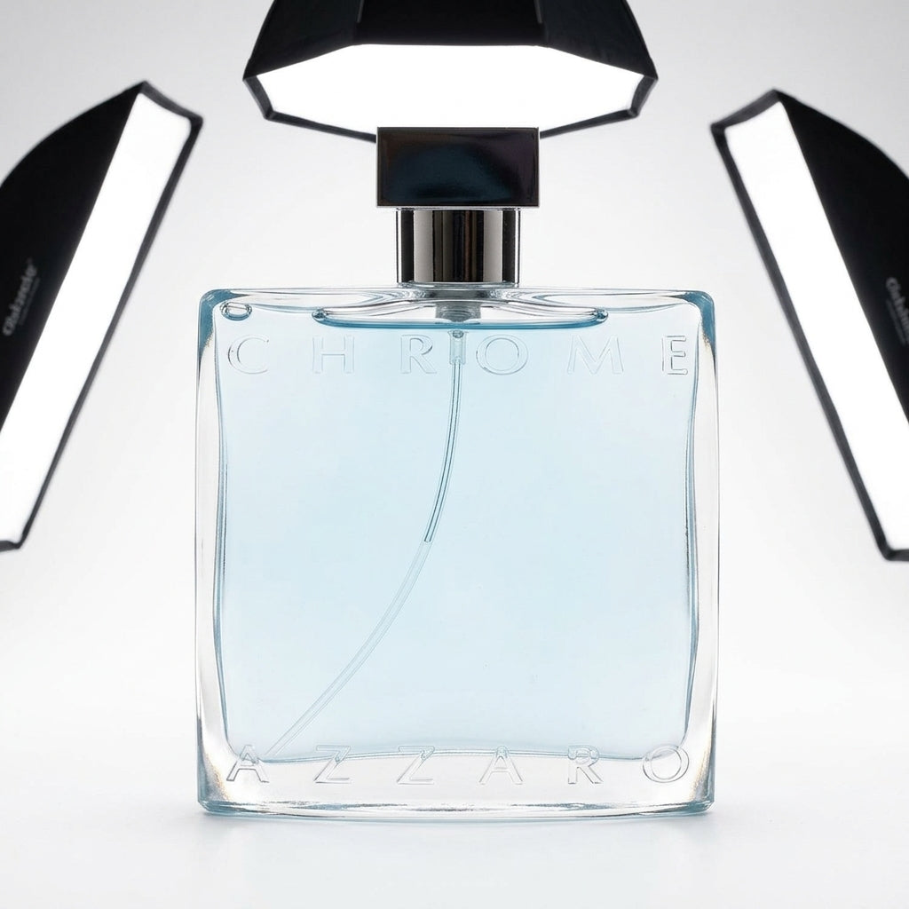 Eau De Toilette Fragrance — Studio - Back View | Generated by Modelize