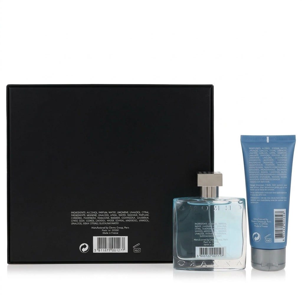 Fragrance Gift Set — Studio - Back View | Generated by Modelize