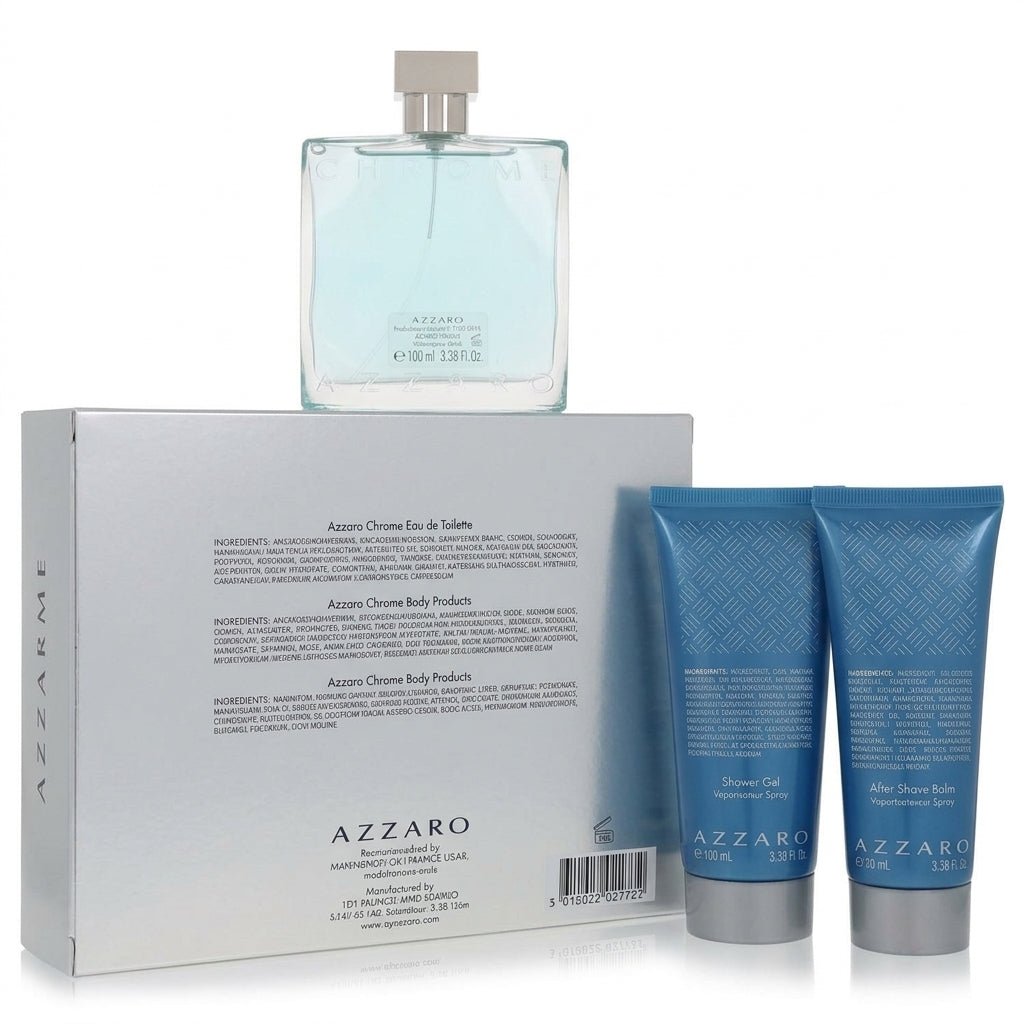 Men's Fragrance Gift Set — Studio - Back View | Generated by Modelize