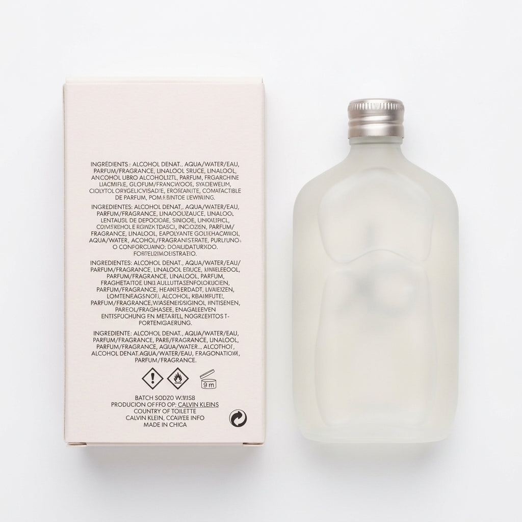 Fragrance — Flat Lay - Back | Generated by Modelize