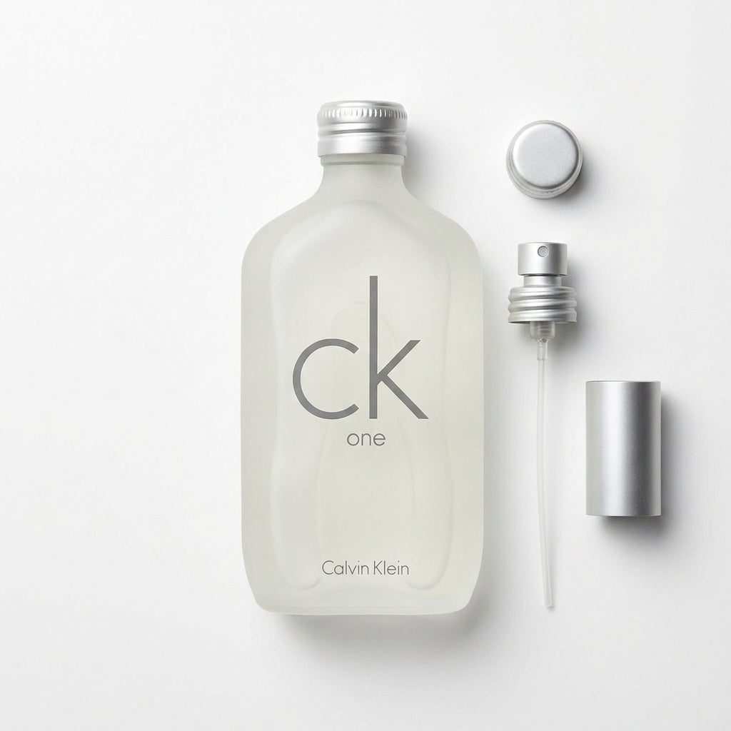 Fragrance bottle — Flat Lay - Front | Generated by Modelize