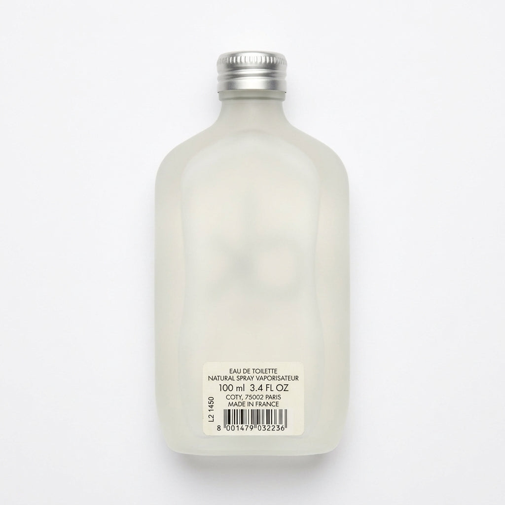 Fragrance Bottle — Flat Lay - Back | Generated by Modelize