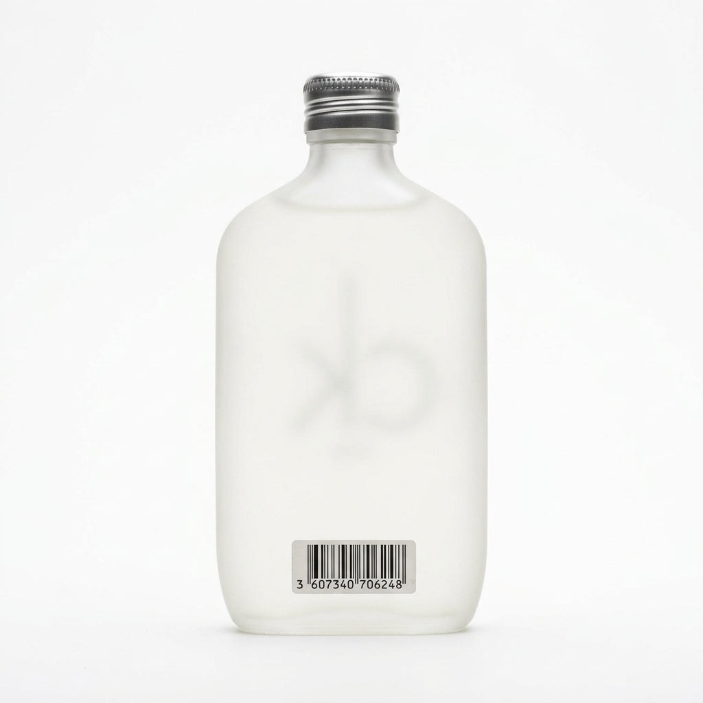 Eau de Toilette fragrance bottle — Studio - Back View | Generated by Modelize