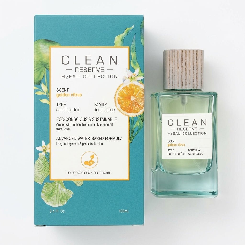 Perfume/Fragrance — Flat Lay - Back | Generated by Modelize