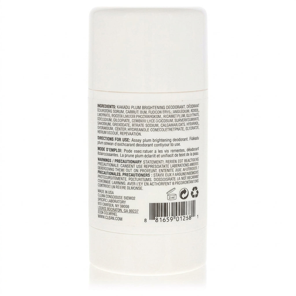 Deodorant Stick — Flat Lay - Back | Generated by Modelize