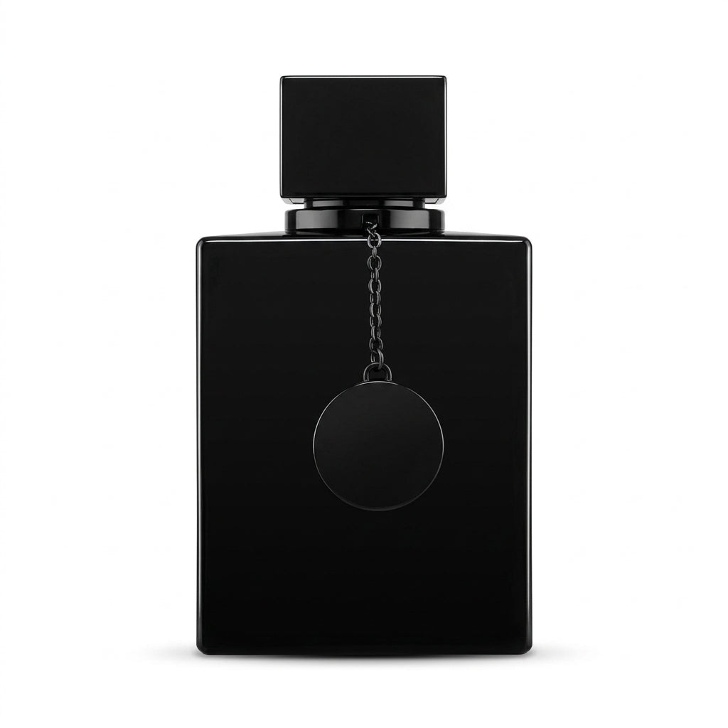 Fragrance bottle — Studio - Back View | Generated by Modelize