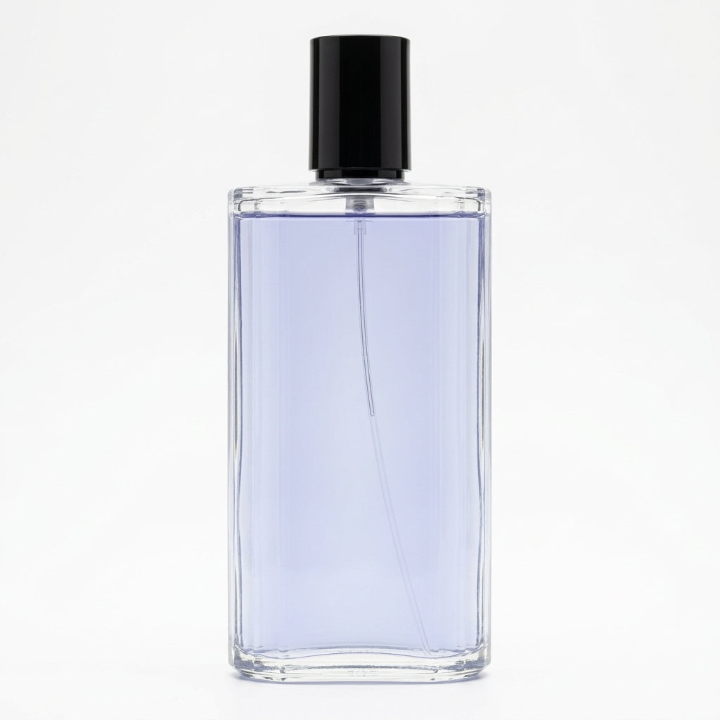 Fragrance bottle — Studio - Back View | Generated by Modelize