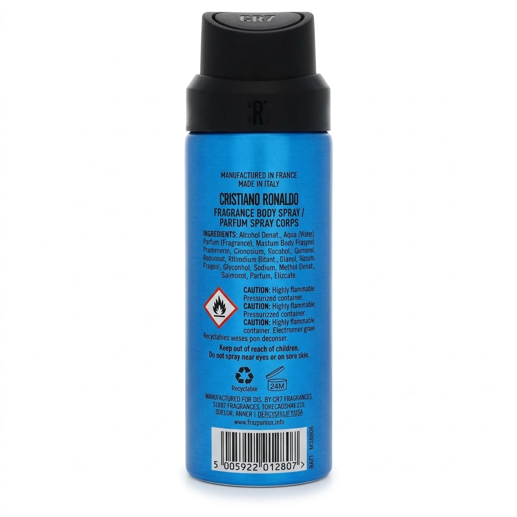 Fragrance Body Spray — Studio - Back View | Generated by Modelize